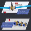PM-6 LAIZE 10pcs PM Bulkhead Straight Pneumatic Quick Connector - Image 6