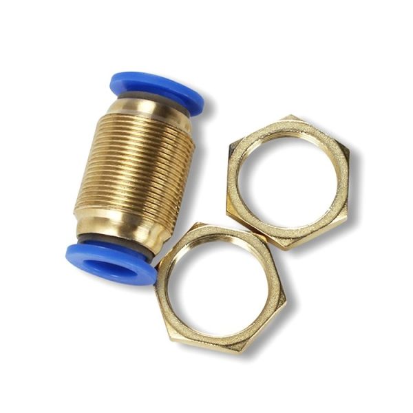 PM-10 LAIZE PM Bulkhead Straight Pneumatic Quick Connector - Image 2