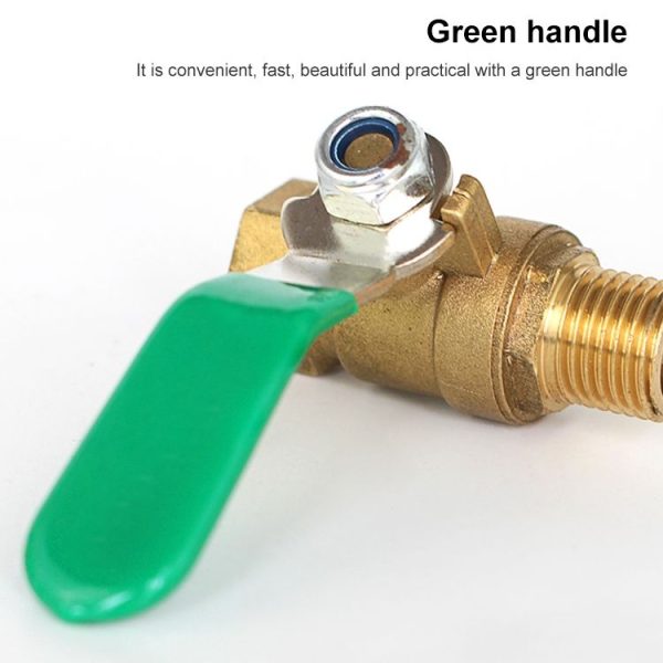 LAIZE Pneumatic Hose Connector Thickened Brass Ball Valve, Size: Inside and Outside 4 Point 1 / 2 inch - Image 5