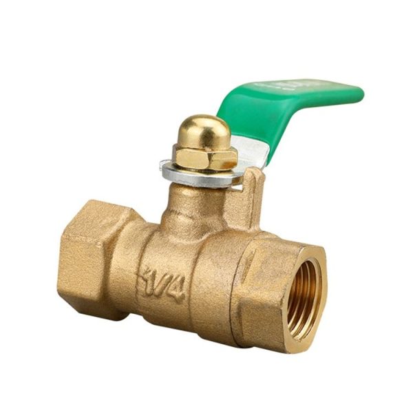 LAIZE Pneumatic Hose Connector Thickened Brass Ball Valve, Size: Double Inside 2 Point 1 / 4 inch