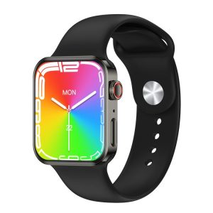 N76 Pro Max 1.92 inch Square Screen Smart Watch Supports Non-invasive Blood Glucose / Blood Oxygen Monitoring (Black)