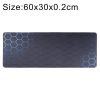 Anti-Slip Rubber Cloth Surface Game Mouse Mat Keyboard Pad, Size: 60 x 30 x 0.2cm (Blue Honeycomb)