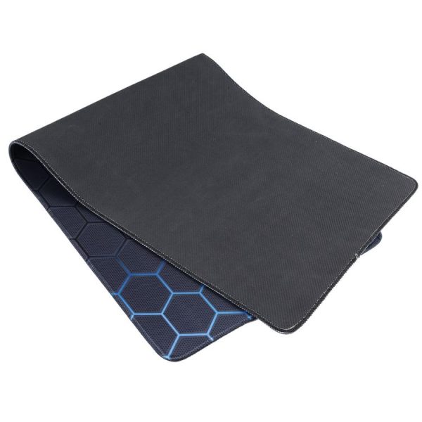 Anti-Slip Rubber Cloth Surface Game Mouse Mat Keyboard Pad, Size: 60 x 30 x 0.2cm (Blue Honeycomb) - Image 4
