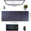 Anti-Slip Rubber Cloth Surface Game Mouse Mat Keyboard Pad, Size: 60 x 30 x 0.2cm (Blue Honeycomb) - Image 6