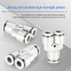 PW6-4 LAIZE 2pcsPW Y-type Tee Reducing Pneumatic Quick Fitting Connector - Image 2