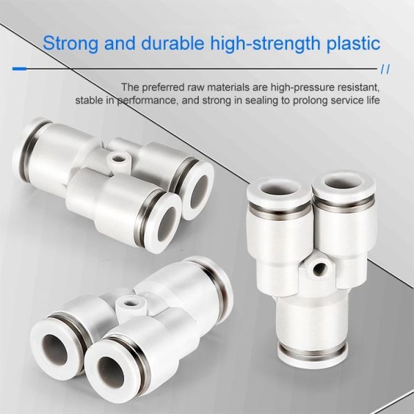 PW16-12 LAIZE PW Y-type Tee Reducing Pneumatic Quick Fitting Connector - Image 2