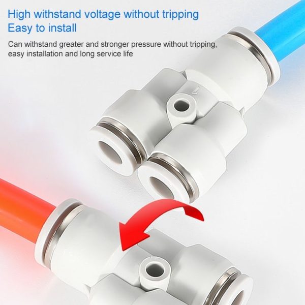 PW16-12 LAIZE PW Y-type Tee Reducing Pneumatic Quick Fitting Connector - Image 3