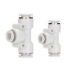 PEG10-8 LAIZE 2pcs PW T-type Tee Reducing Pneumatic Quick Fitting Connector - Image 2