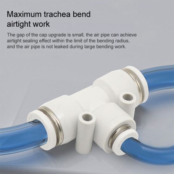 PEG10-8 LAIZE 2pcs PW T-type Tee Reducing Pneumatic Quick Fitting Connector - Image 4