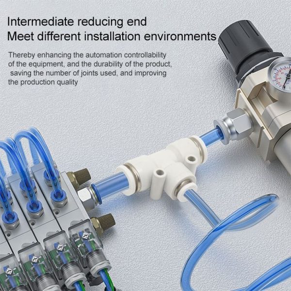 PEG12-10 LAIZE PW T-type Tee Reducing Pneumatic Quick Fitting Connector - Image 5