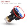 PX10-01 LAIZE 2pcs Plastic Y-type Tee Male Thread Pneumatic Quick Connector - Image 3