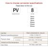 PV-16 LAIZE 2pcs PV Elbow Pneumatic Quick Fitting Connector - Image 3