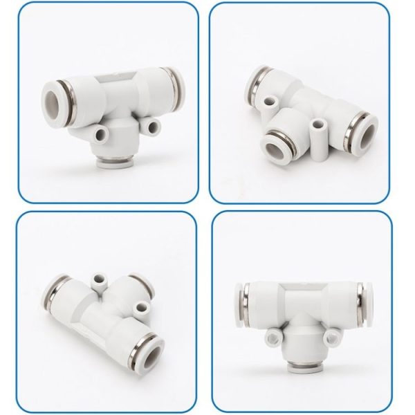 PE-16 LAIZE PE T-type Tee Pneumatic Quick Fitting Connector - Image 2