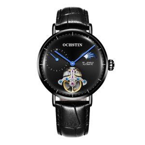 OCHSTIN 6121B Masterpiece Tourbillon Mechanical Men Watch (Black-Black)