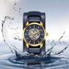 OCHSTIN 7010C Pilot Series Hollow Mechanical Men Watch (Silver-Grey) - Image 5