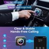 JOYROOM JR-CL18 Multi-port Car Wireless FM Transmitter with Coiled Cable (Silver) - Image 6