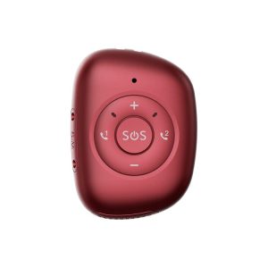 RF-V50 IP67 Waterproof 4G LTE 3G 2G GSM Elderly SOS Button Emergency Alarm GPS Tracker (Red)