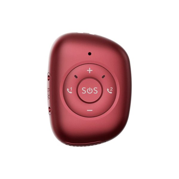 RF-V50 IP67 Waterproof 4G LTE 3G 2G GSM Elderly SOS Button Emergency Alarm GPS Tracker (Red)