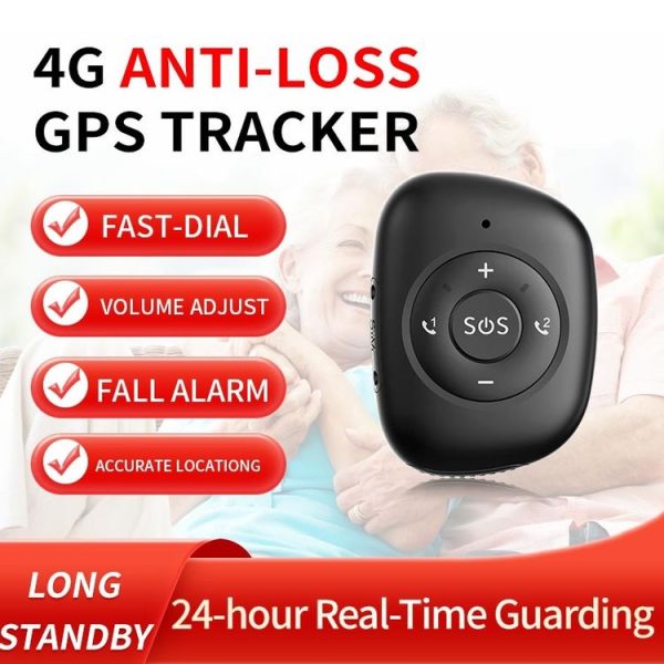 RF-V50 IP67 Waterproof 4G LTE 3G 2G GSM Elderly SOS Button Emergency Alarm GPS Tracker (Red) - Image 7