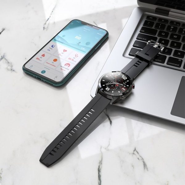 Hoco Y2 Pro 1.28 inch TFT Screen IP68 Waterproof Smart Sports Watch, Call Version (Black) - Image 5