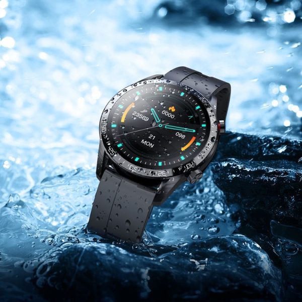 Hoco Y2 Pro 1.28 inch TFT Screen IP68 Waterproof Smart Sports Watch, Call Version (Black) - Image 6