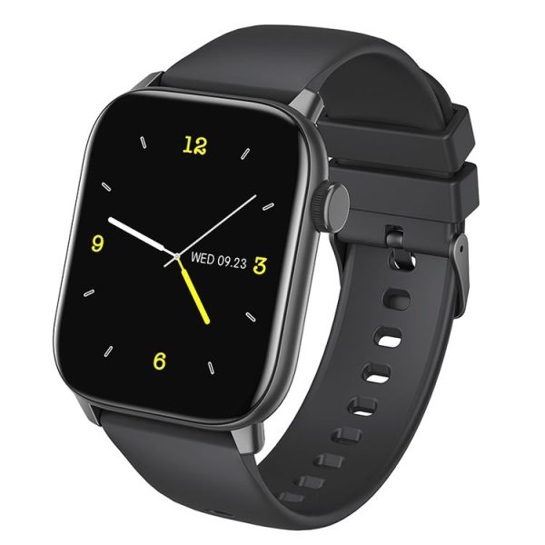 Hoco Y3 1.69 inch 2.5D HD Capacitive Touch Screen IP68 Smart Sports Watch (Black) - Image 2