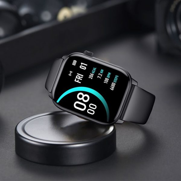 Hoco Y3 1.69 inch 2.5D HD Capacitive Touch Screen IP68 Smart Sports Watch (Black) - Image 6