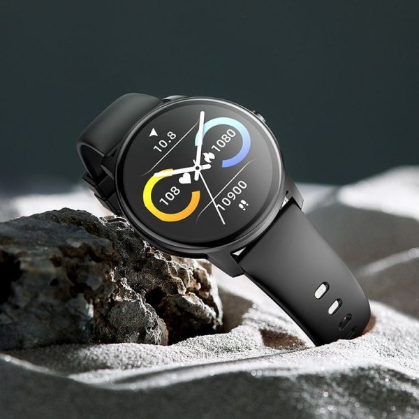 Hoco Y4 1.28 inch 2.5D HD Capacitive Touch Screen IP68 Smart Sports Watch (Black) - Image 6