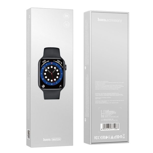 Hoco Y5 Pro 1.85 inch TFT Screen IP68 Waterproof Smart Sports Watch, Call Version (Black) - Image 6