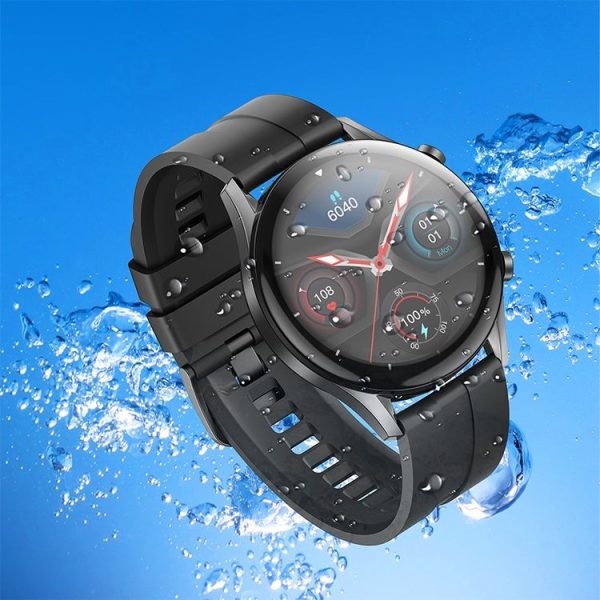 Hoco Y7 1.32 inch TFT OGS Capacitive Touch Screen IP68 Smart Sports Watch (Black) - Image 6