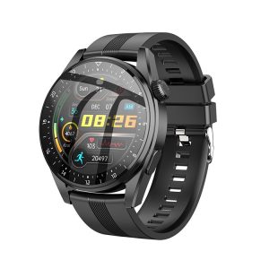 Hoco Y9 1.36 inch TFT 2.5D HD Touch Screen IP68 Waterproof Smart Sports Watch, Call Version (Black)