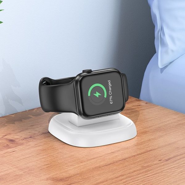 Hoco CW44 Wireless charger for iWatch (Black) - Image 5
