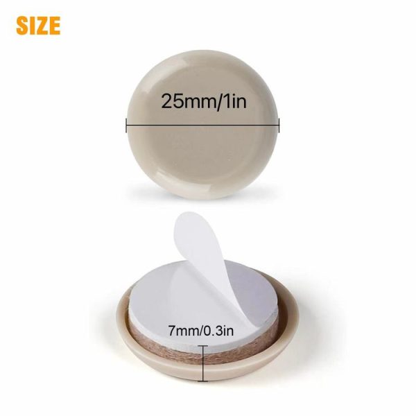 16 in 1 25mm Round Table Chairs Non-slip Foot Mat - Image 2