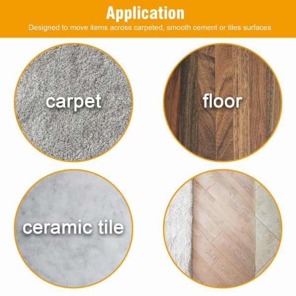 16 in 1 25mm Round Table Chairs Non-slip Foot Mat - Image 3