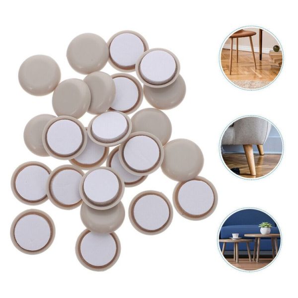 32 in 1 20mm Round Table Chairs Non-slip Foot Mat - Image 2