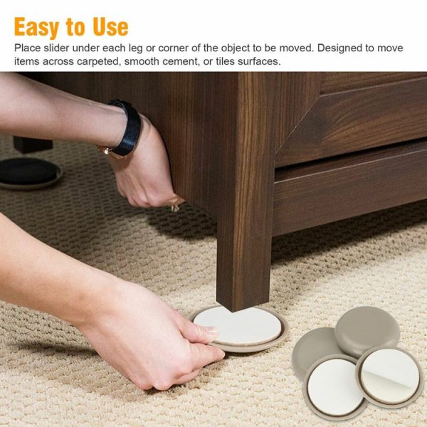 32 in 1 25mm Round Table Chairs Non-slip Foot Mat - Image 4
