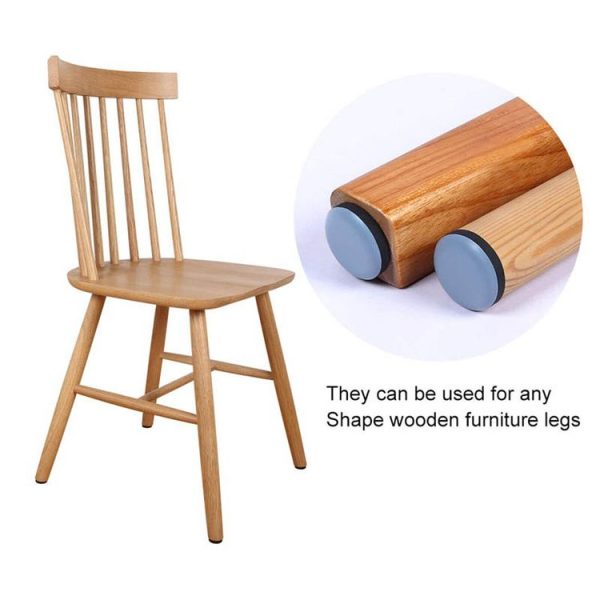 16 in 1 20mm Round Table Chairs Non-slip Foot Mat - Image 3
