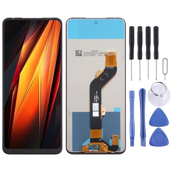 Tecno Pova 4 LG7n OEM LCD Screen with Digitizer Full Assembly