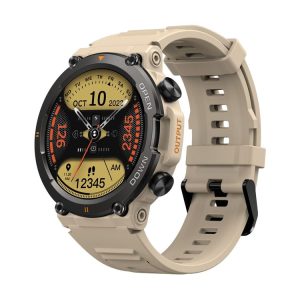 Zeblaze Vibe 7 1.39 inch Round Screen HD Smart Watch Support Voice Call / Health Monitoring (Khaki)