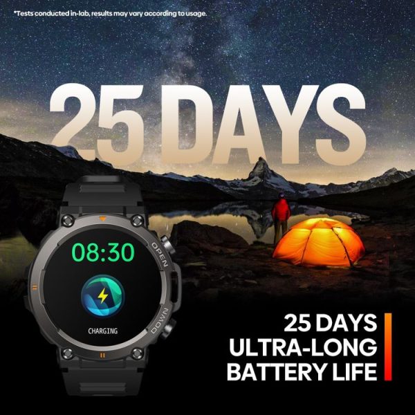 Zeblaze Vibe 7 1.39 inch Round Screen HD Smart Watch Support Voice Call / Health Monitoring (Khaki) - Image 10