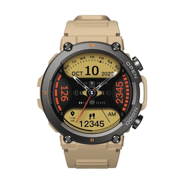 Zeblaze Vibe 7 1.39 inch Round Screen HD Smart Watch Support Voice Call / Health Monitoring (Khaki) - Image 2