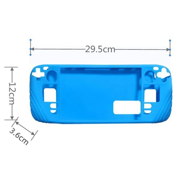 Steam Deck Shockproof Silicone Game Console Protective Case (Pink) - Image 2