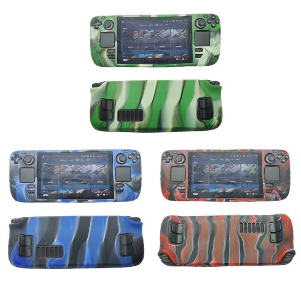 Steam Deck Shockproof Silicone Game Console Protective Case (Pink) - Image 5