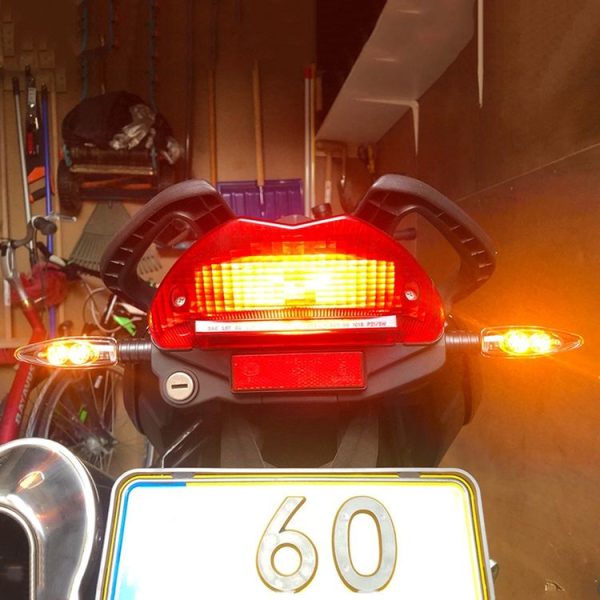 BMW R1200 / F800 1 Pair Motorcycle LED Front Turn Signal Light - Image 6