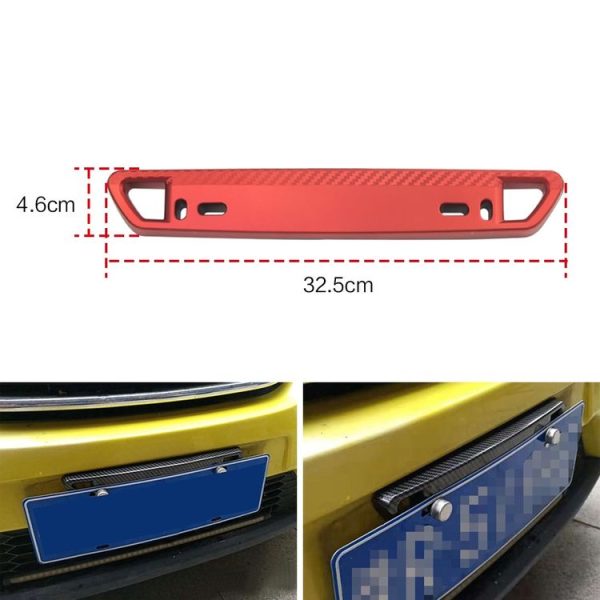 Car Modification Carbon Fiber Pattern License Plate Frame Holder (Carbon Fiber) - Image 3