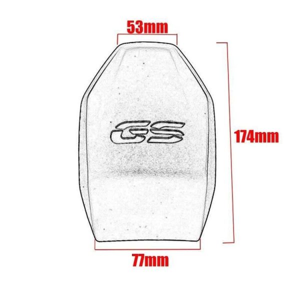 BMW R1200GS R1250GS Motorcycle Fuel Tank Protection Pad Fuel Tank Protective Leather Cover - Image 3