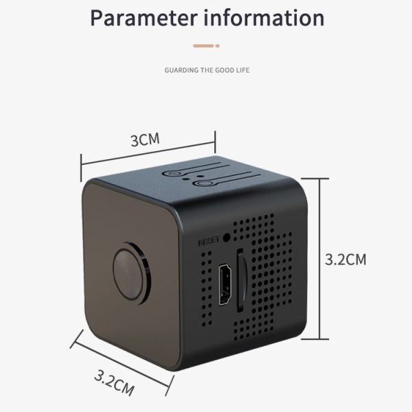 X1 1080P Small Cube Mini HD WiFi Camera, Support Infrared Night Vision & Motion Detection - Image 5