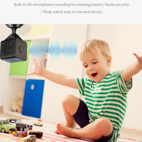 X1 1080P Small Cube Mini HD WiFi Camera, Support Infrared Night Vision & Motion Detection - Image 8