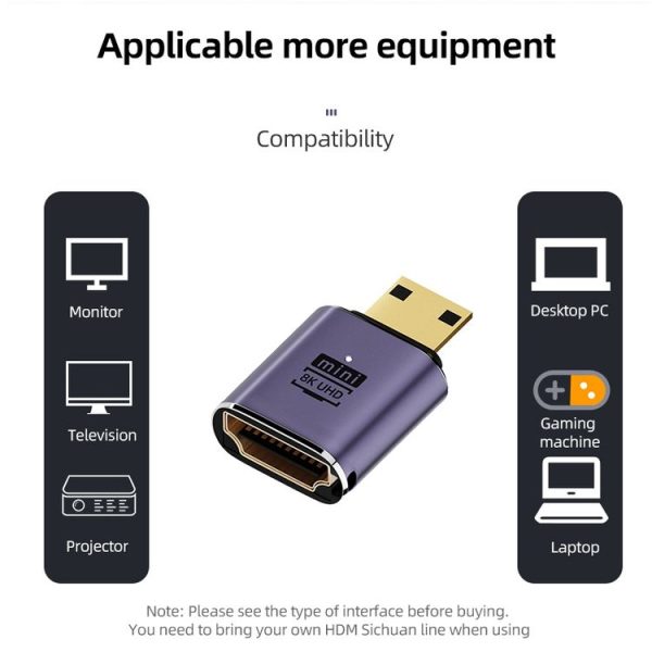 C8K-07 8K HDMI 2.1 to Micro HDMI Adapter - Image 5