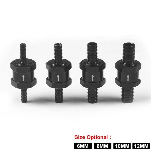 6mm Car Aluminium Alloy Fuel Petrol One Way Non Return Check Valve - Image 4